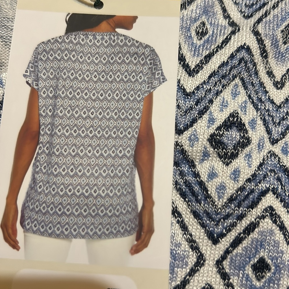 Orvis Women’s V-Neck Tunic Top size S, M, NWT - Picture 3 of 7